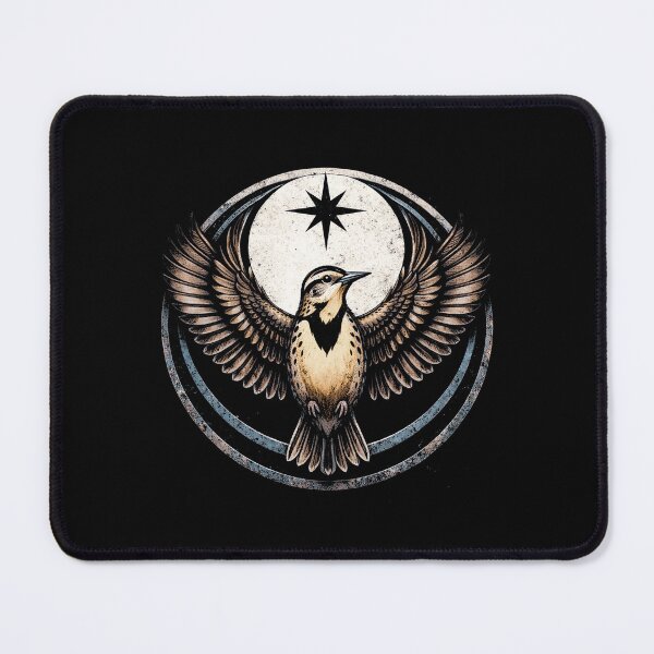 Item preview, Western Meadowlark - Resistance Symbolic Vigilance Emblem - Vintage Distressed designed and sold by borenclolahroy.