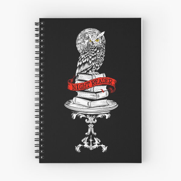 Item preview, Night Reader Owl - Wise Book Lover Vintage Illustration designed and sold by Urban Muse And Sultry Hues.