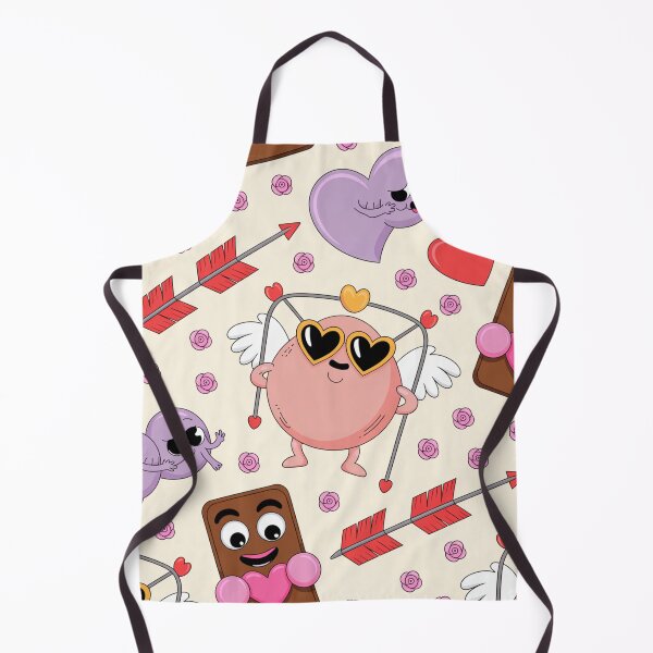 Item preview, Cute Kawaii Valentine's Day Pattern | Heart Sunglasses Cupid designed and sold by Midnight Veil Designs.