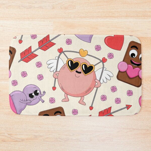 Item preview, Cute Kawaii Valentine's Day Pattern | Heart Sunglasses Cupid designed and sold by Midnight Veil Designs.