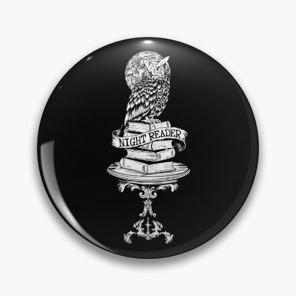Item preview, Night Reader Owl - Wise Book Lover Vintage Illustration designed and sold by Urban Muse And Sultry Hues.