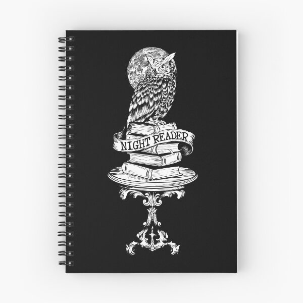 Item preview, Night Reader Owl - Wise Book Lover Vintage Illustration designed and sold by Urban Muse And Sultry Hues.