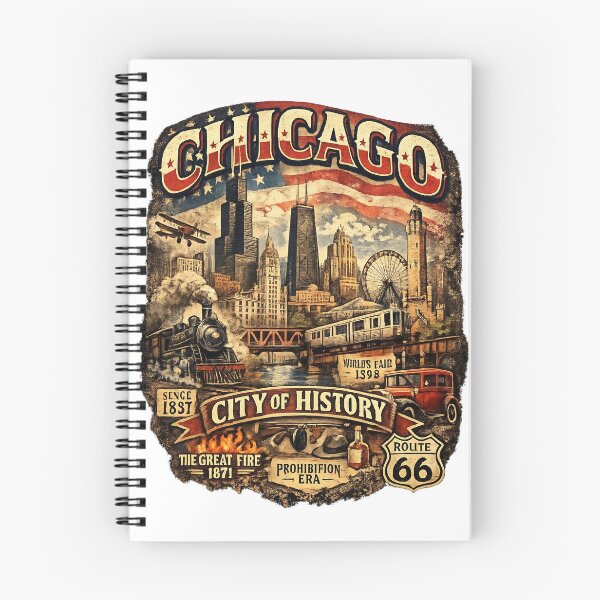 Item preview, Chicago City of history  designed and sold by ArtPixs.