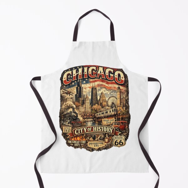 Item preview, Chicago City of history designed and sold by ArtPixs.