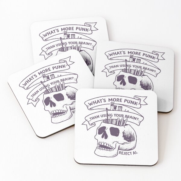Item preview, What’s More Punk Than Using Your Brain| Reject AI Anti AI designed and sold by borenclolahroy.