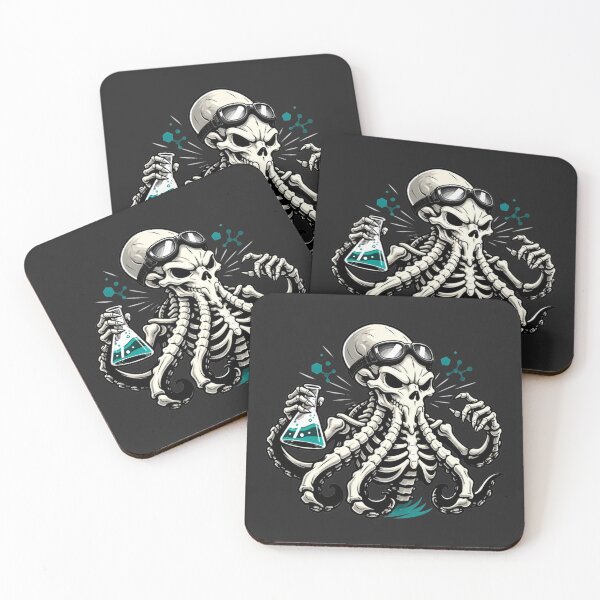 Item preview, Scientist Octopus Skeleton – STEM Lab Science Aesthetic Art designed and sold by ColorSplash123.
