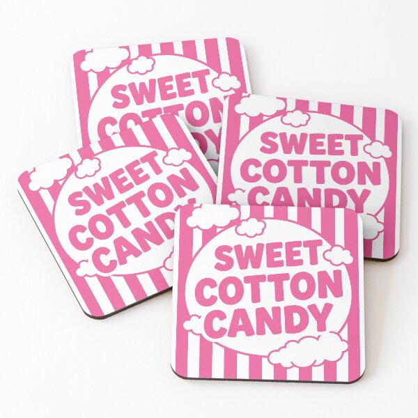 Item preview, Bold Pink Sweet Cotton Candy Retro Typography designed and sold by Imaginationbeyond.
