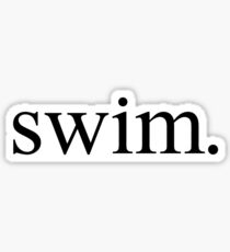 swim. Sticker