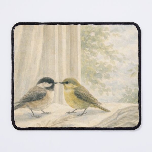 Item preview, Seaside Lovebirds | Coastal Bedroom Wall Decor designed and sold by Tiki Cove.