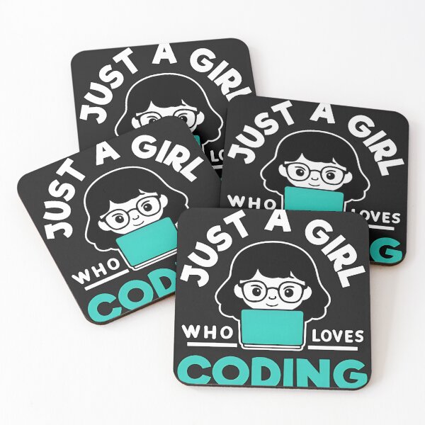 Item preview, Just A Girl Who Loves Coding Women In Tech designed and sold by Zenith Design.