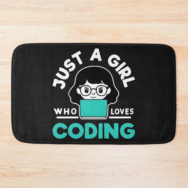 Item preview, Just A Girl Who Loves Coding Women In Tech designed and sold by Zenith Design.