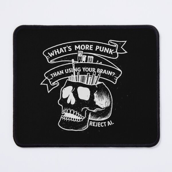 Item preview, What’s More Punk Than Using Your Brain| Reject AI Anti AI designed and sold by borenclolahroy.