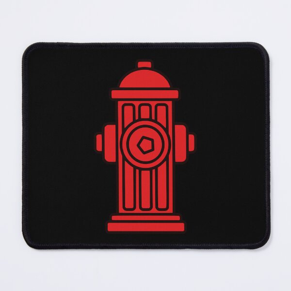 Item preview, Bold Red Fire Hydrant Minimalist Graphic Art designed and sold by Imaginationbeyond.