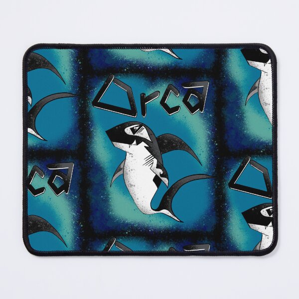 Item preview, Orca Shark Grunge - Blue Ocean Predator Illustration designed and sold by TheArtOfTreble.