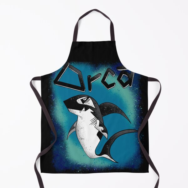 Item preview, Orca Shark Grunge - Blue Ocean Predator Illustration designed and sold by TheArtOfTreble.
