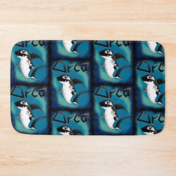 Item preview, Orca Shark Grunge - Blue Ocean Predator Illustration designed and sold by TheArtOfTreble.
