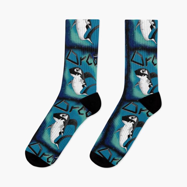 Item preview, Orca Shark Grunge - Blue Ocean Predator Illustration designed and sold by TheArtOfTreble.