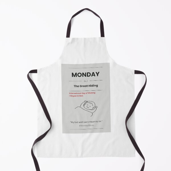 Item preview, Monday The Great Hiding Introvert Calendar Sign designed and sold by AVO-SOURCE.