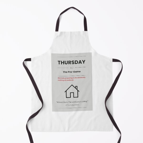 Item preview, Thursday The Pre-Game Introvert Weekend Sign designed and sold by AVO-SOURCE.