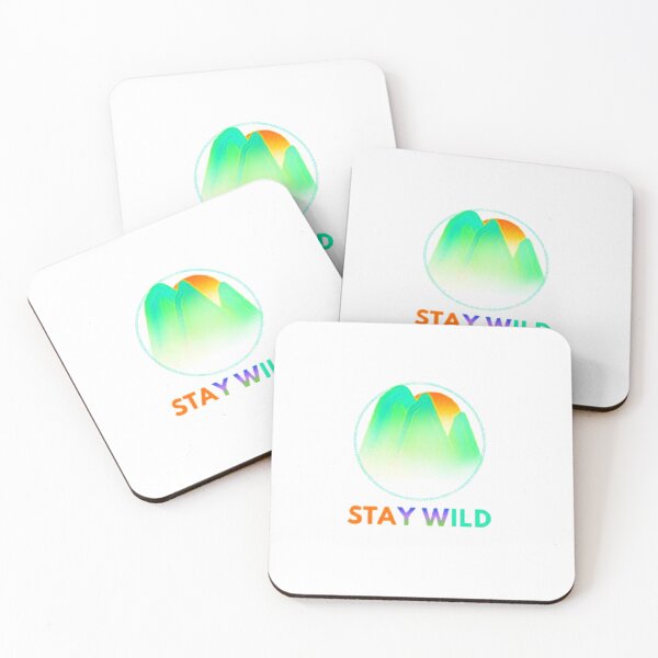 Item preview, Stay Wild Mountain Adventure - Minimalist Nature Aesthetic & Wilderness Quote designed and sold by The Urban Explorer.