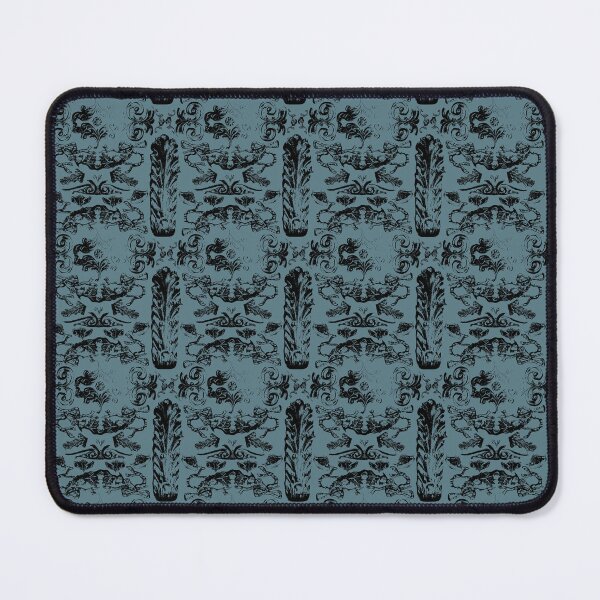 Item preview, Antique Furniture Decorations Linear Black on Moss designed and sold by Digitalmyth's Designs.