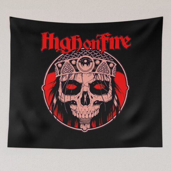 Aperçu de l'œuvre logo du groupe de rock High on Fire créée et vendue par Amirrch.