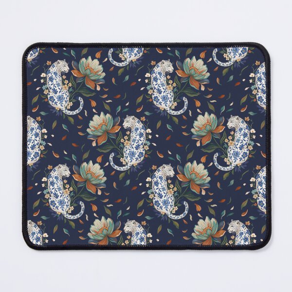 Item preview, Porcelain Leopard Floral Night designed and sold by mmartabc.