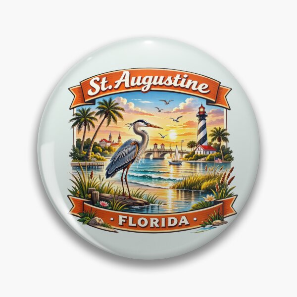 Item preview, St. Augustine, Florida - Heron Bird in Marsh designed and sold by Myra365Art.