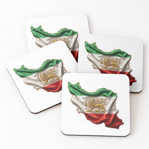 Item preview, Persian Pahlavi Flag designed and sold by My Joyful Charm Store.