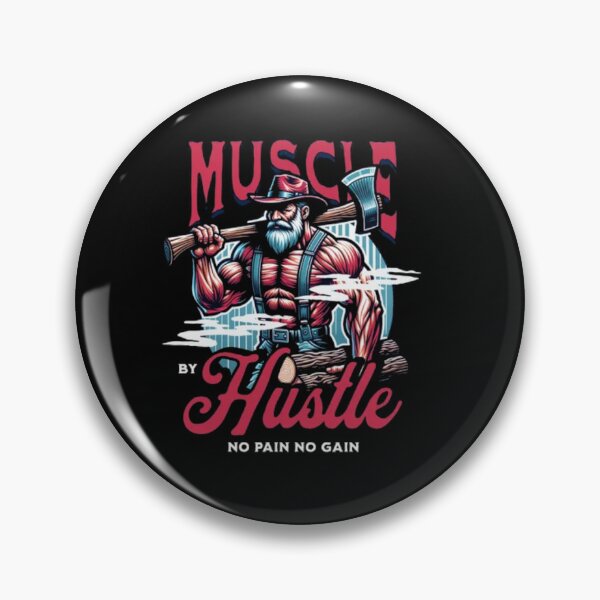 Item preview, The Hardworking Hero: Muscle by Hustle Strength Design designed and sold by GenZFashion000.