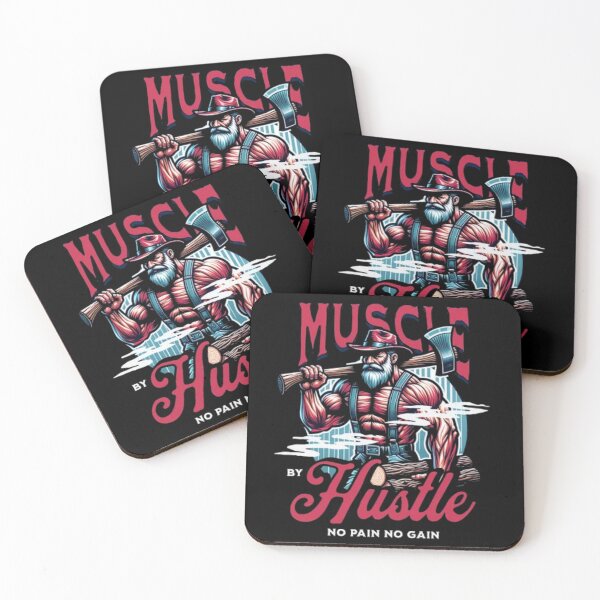 Item preview, The Hardworking Hero: Muscle by Hustle Strength Design designed and sold by GenZFashion000.