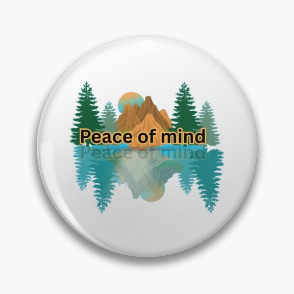 Item preview, Peace of Mind - Aesthetic Mountain Sunset Reflection Nature Art designed and sold by The Urban Explorer.