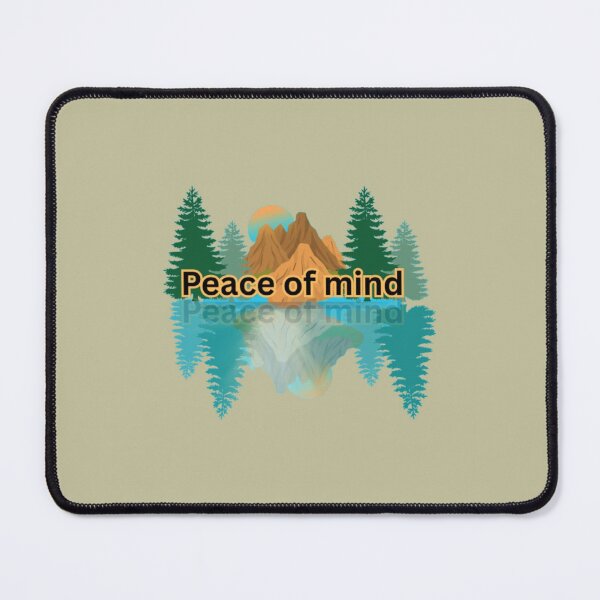 Item preview, Peace of Mind - Aesthetic Mountain Sunset Reflection Nature Art designed and sold by The Urban Explorer.