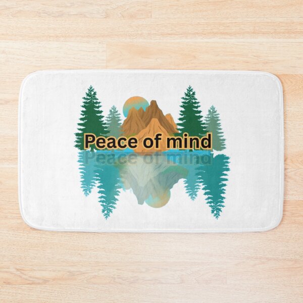 Item preview, Peace of Mind - Aesthetic Mountain Sunset Reflection Nature Art designed and sold by The Urban Explorer.