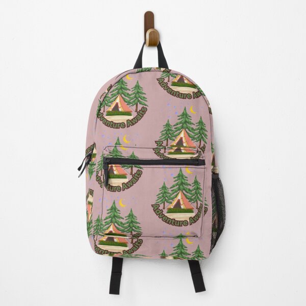 Item preview, Adventure Awaits - Aesthetic Camping Tent & Starry Night designed and sold by The Urban Explorer.