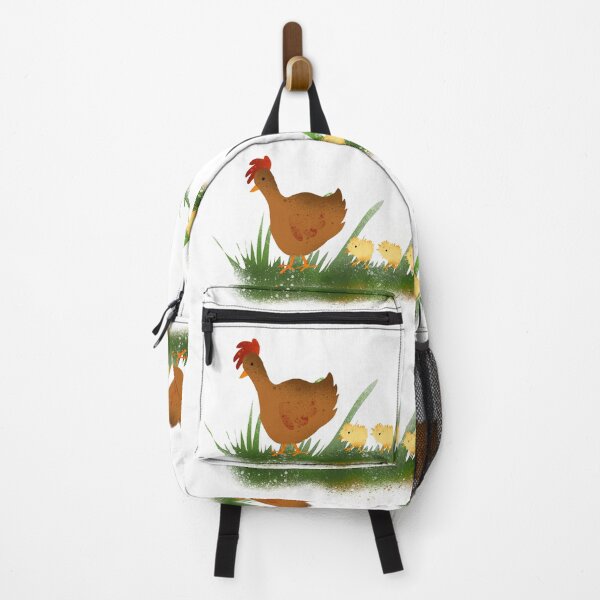 Item preview, Mother Hen and Chicks - Cute Watercolor Farm Illustration designed and sold by TheArtOfTreble.