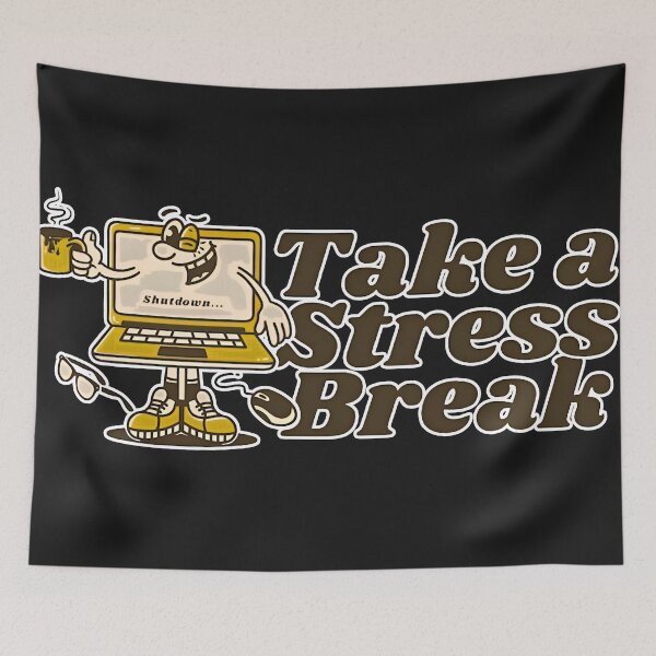 Item preview, Take A Stress Break Funny Programmer Shutdown Design designed and sold by Zenith Design.
