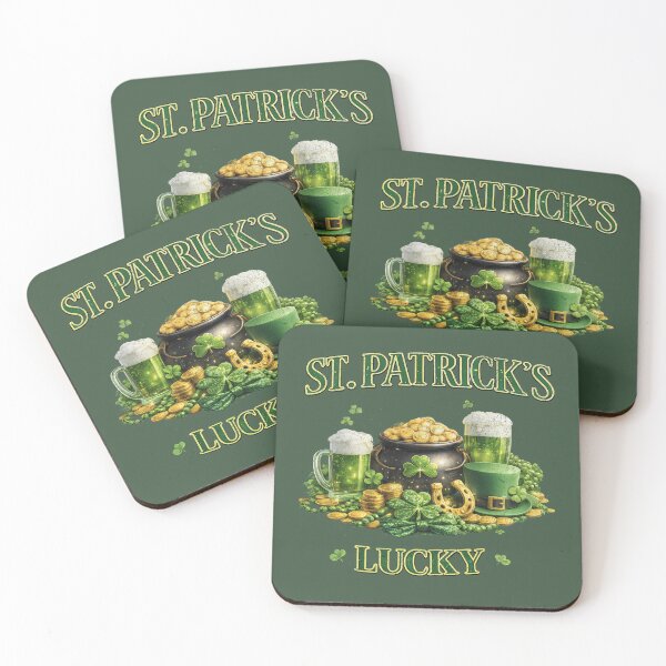 Item preview, St. Patrick’s Lucky Shirt – Pot of Gold, Green Beer & Shamrocks designed and sold by donwillisjrart.