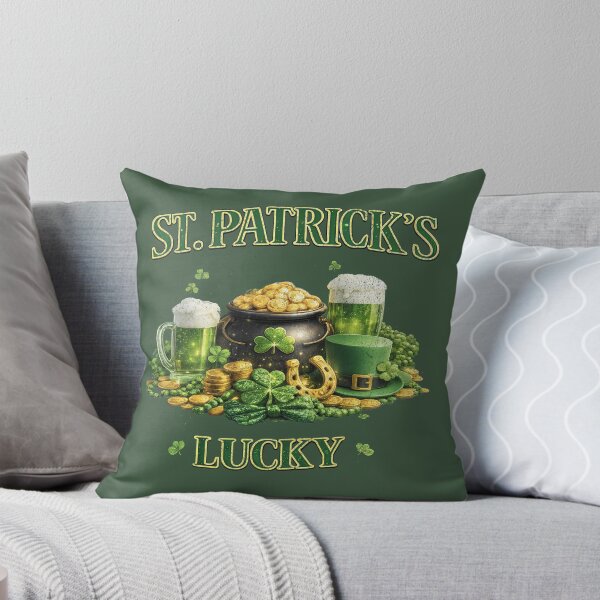Item preview, St. Patrick’s Lucky Shirt – Pot of Gold, Green Beer & Shamrocks designed and sold by donwillisjrart.