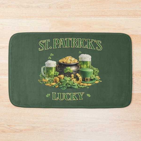 Item preview, St. Patrick’s Lucky Shirt – Pot of Gold, Green Beer & Shamrocks designed and sold by donwillisjrart.