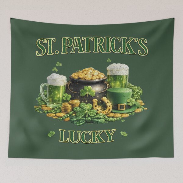 Item preview, St. Patrick’s Lucky Shirt – Pot of Gold, Green Beer & Shamrocks designed and sold by donwillisjrart.