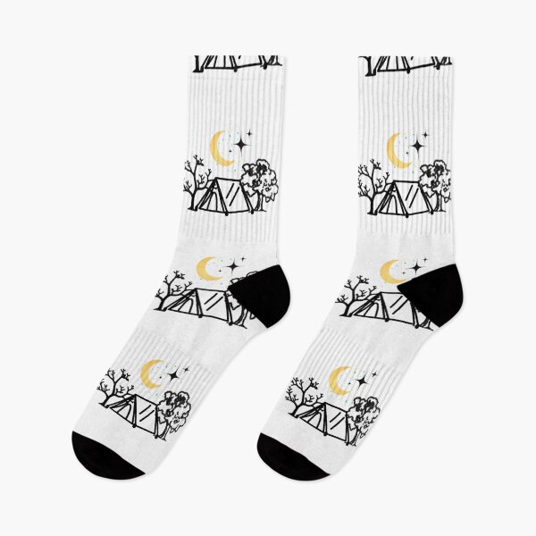 Item preview, Aesthetic Camping Under the Starry Night Sky - Moon & Stars Adventure designed and sold by The Urban Explorer.