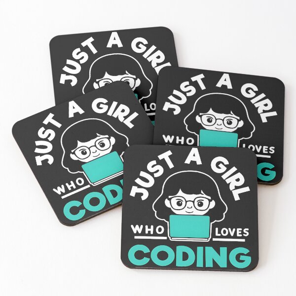 Item preview, Just A Girl Who Loves Coding Women In Tech designed and sold by Zenith Design.