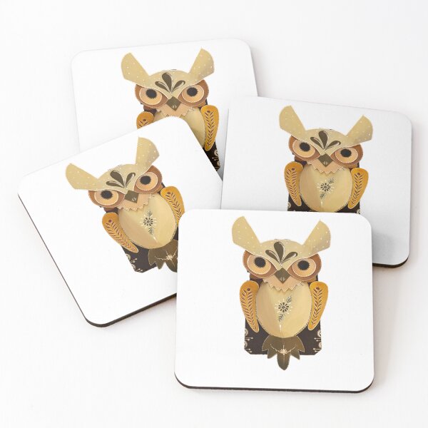 Item preview, Folk Owl Illustration  designed and sold by Folkstrations.
