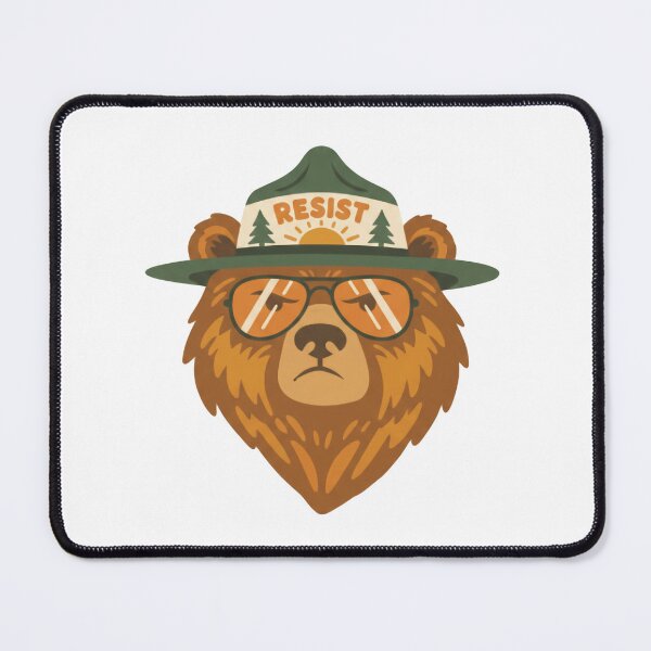 Item preview, Protect Our National Parks Smokey The Bear Park Save Environment Bear Service Vote Blue designed and sold by SimsimahLaughs.