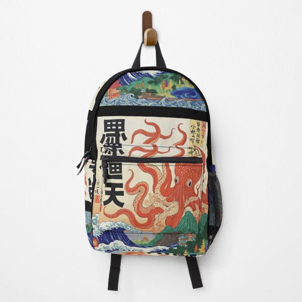 Item preview, Japanese Octopus Woodcut designed and sold by PhreshPickt.