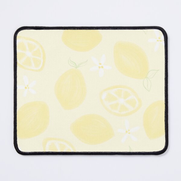 Item preview, Yellow and Lemons with White Flowers designed and sold by Hallie Odom.