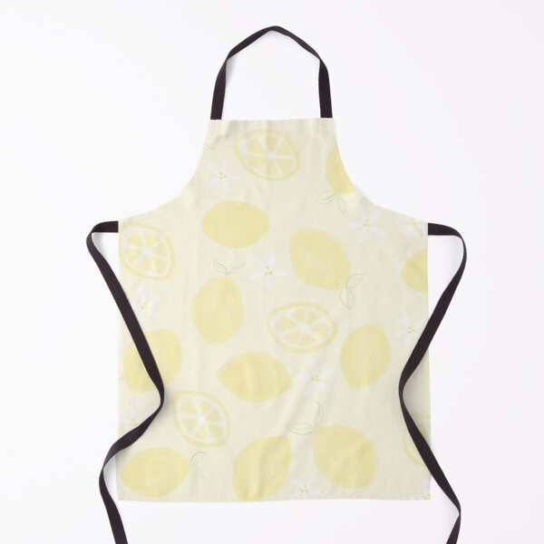 Item preview, Yellow and Lemons with White Flowers designed and sold by Hallie Odom.