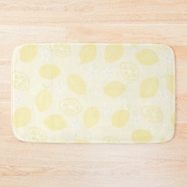 Item preview, Yellow and Lemons with White Flowers designed and sold by Hallie Odom.
