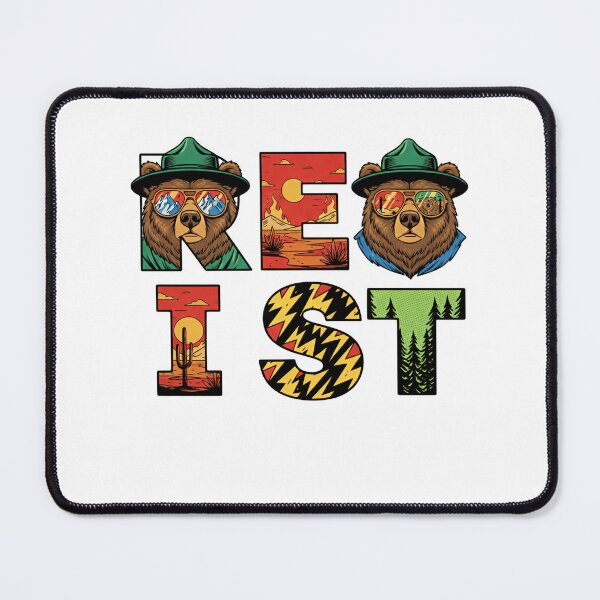 Item preview, Protect Our National Parks Smokey The Bear Park Save Environment Bear Service Rise Up designed and sold by SimsimahLaughs.